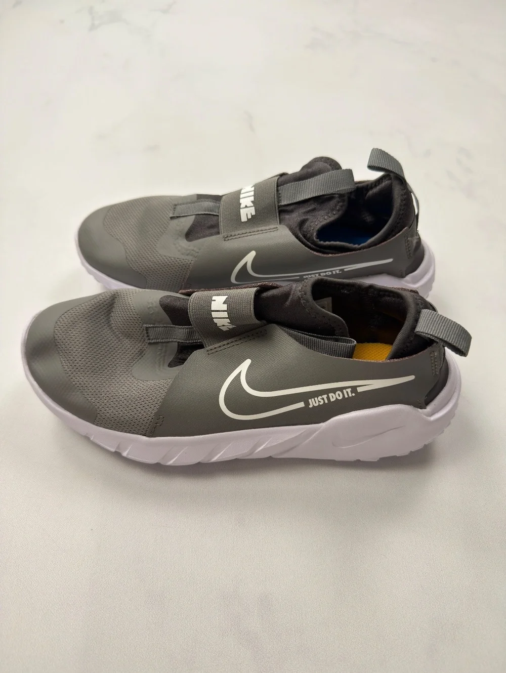 Nike Flex Runners Slip-On Sneakers Gray Athletic Shoes - Boys 6.5Y